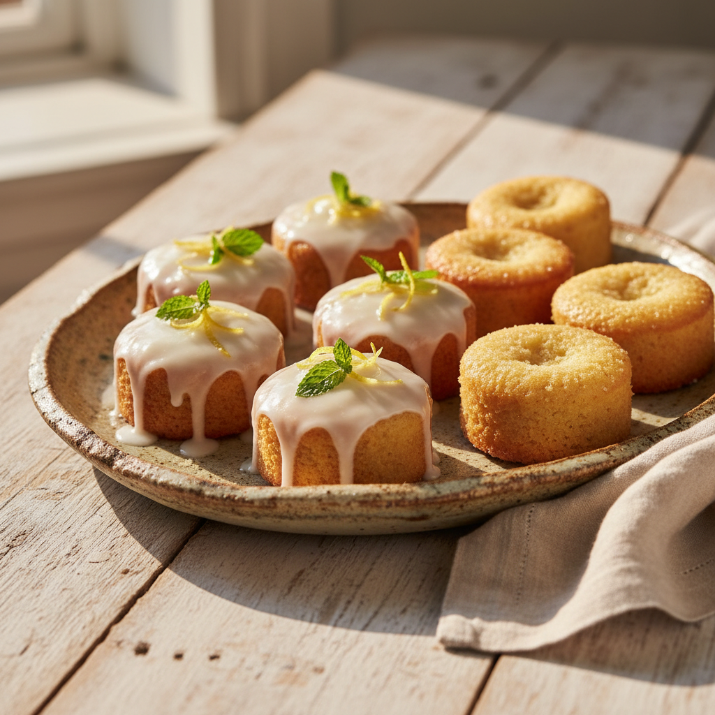 My Favorite Mini Cake Recipe: Adorable Lemon Olive Oil Cakes