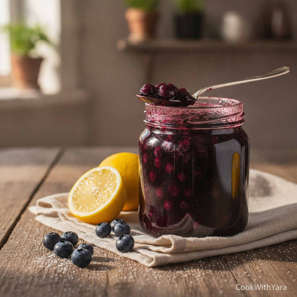 Easy No-Pectin Blueberry Jam Recipe