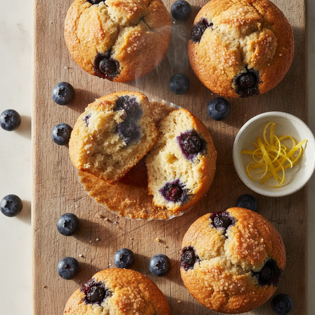 Ultimate Blueberry Muffins Recipe (Bakery-Style)
