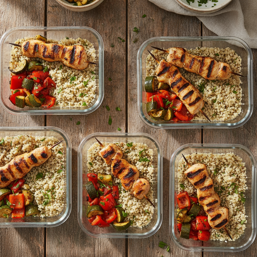 Perfect Grilled Chicken Skewers for Easy Meal Prep