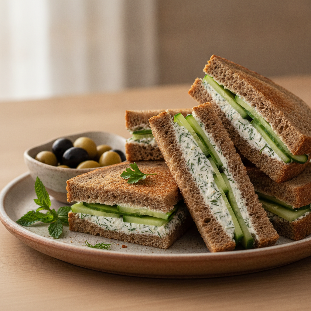 Healthy Cucumber Sandwiches (High-Protein, Easy Recipe)