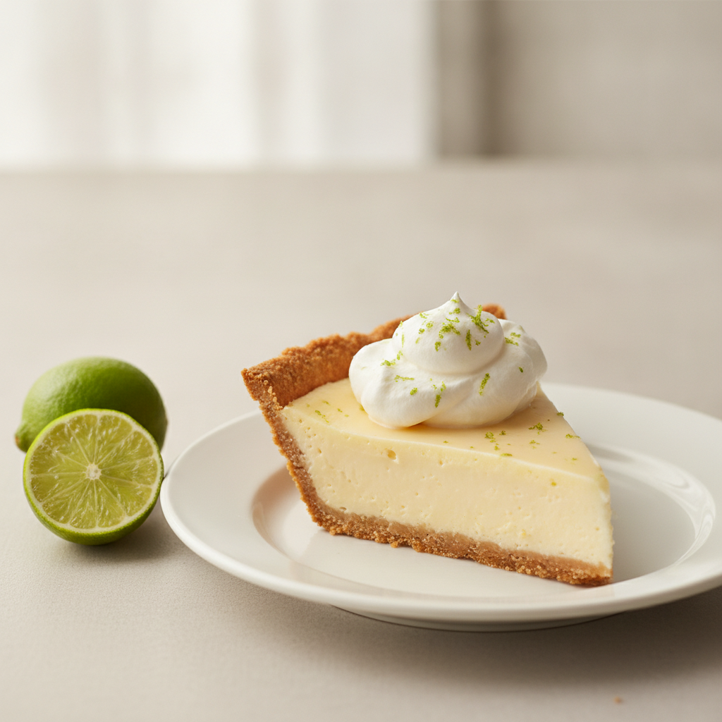 Creamy Key Lime Pie Recipe (No Gelatin)