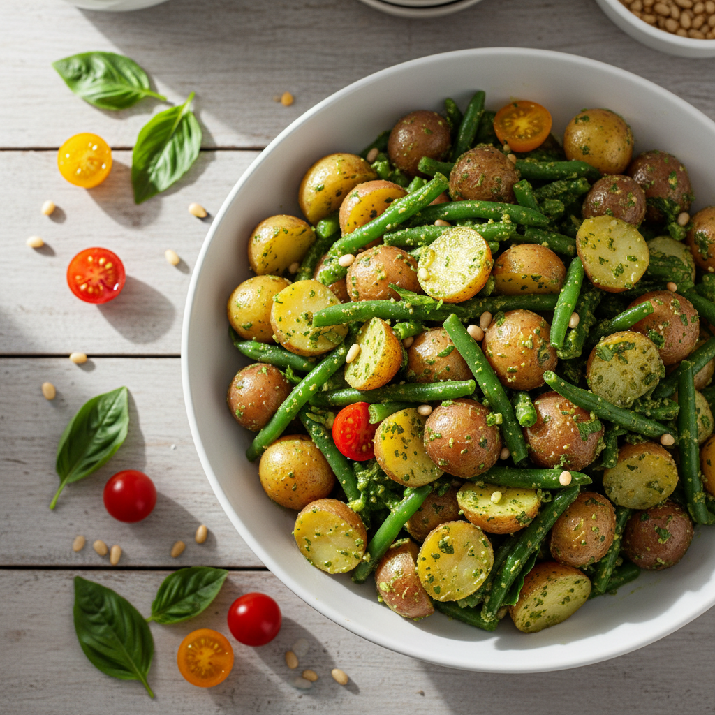Vibrant Pesto Potato Salad (Healthy & Fresh)