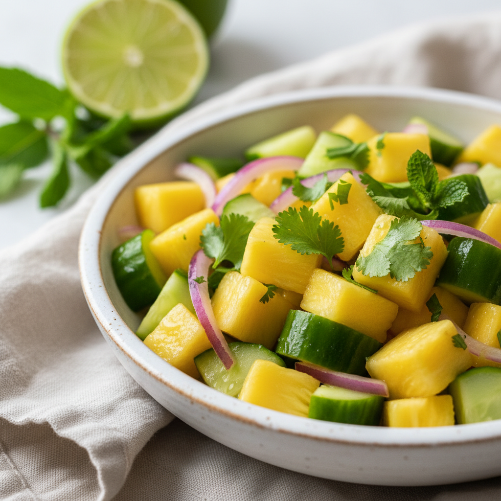 Pineapple Cucumber Salad: A Sweet & Savory Delight