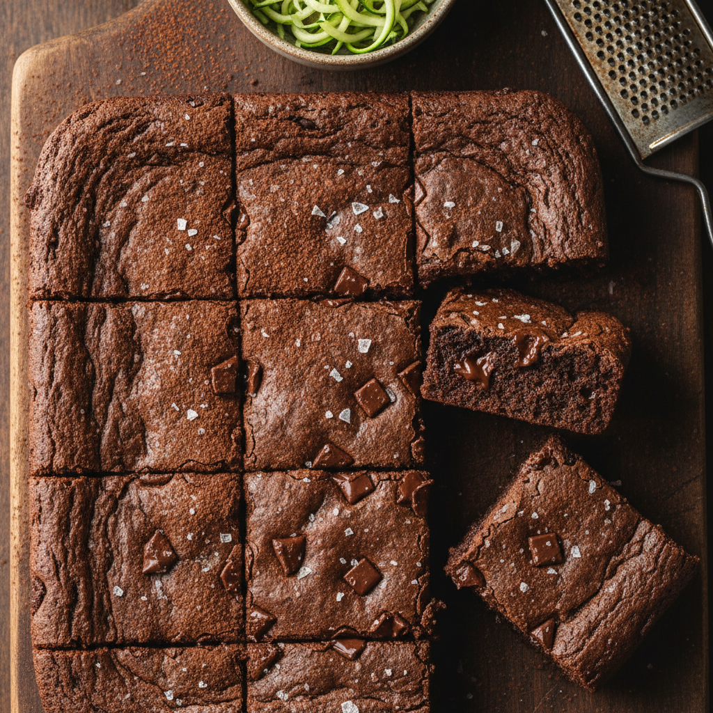Ultimate Fudgy Zucchini Brownies (So Moist!)